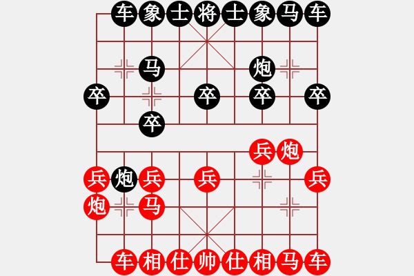 象棋棋谱图片：第2轮 青海 柏春林（先和）甘肃 崔承荣 - 步数：10 