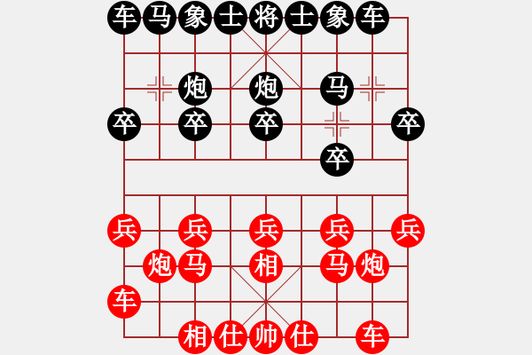 象棋棋譜圖片：打虎上山(1段)-負(fù)-榮華長考(6段) - 步數(shù)：10 