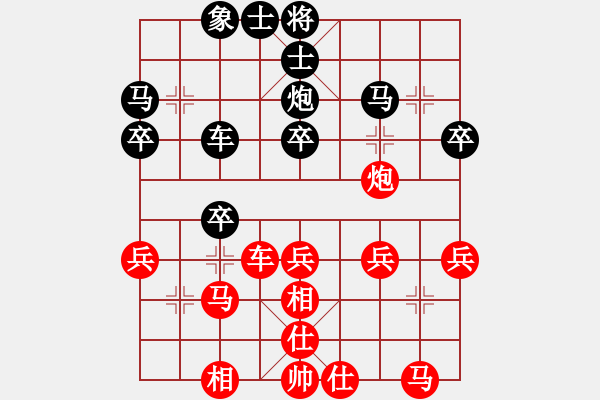 象棋棋譜圖片：打虎上山(1段)-負(fù)-榮華長考(6段) - 步數(shù)：30 