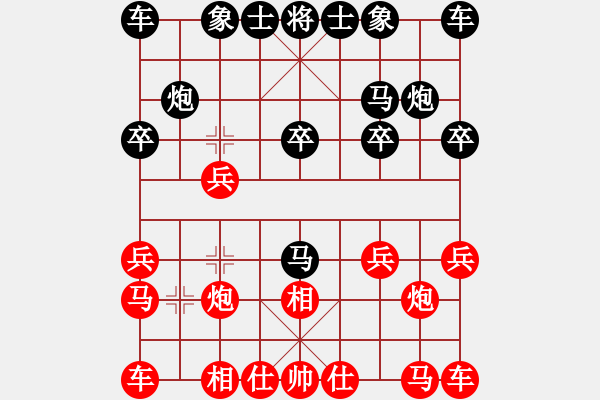 象棋棋譜圖片：哈密瓜節(jié)(4段)-勝-zuojun(3段) - 步數(shù)：10 