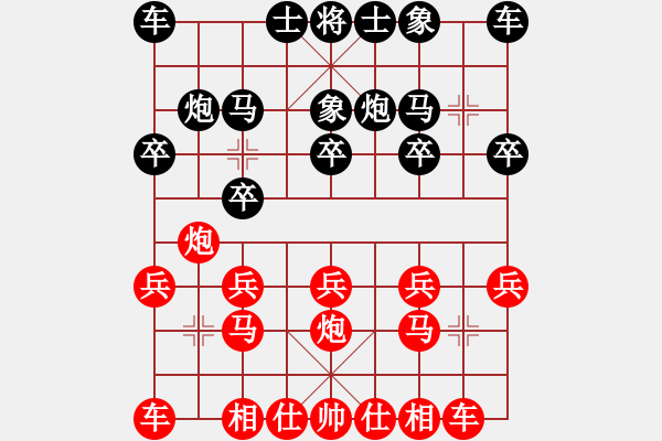 象棋棋譜圖片：2019全國(guó)象棋個(gè)人錦賽乙組張弘先負(fù)田菏2 - 步數(shù)：10 