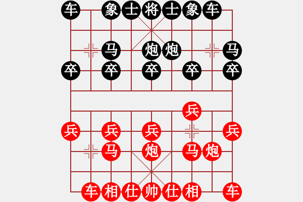 象棋棋譜圖片：qqq[804428647] -VS- 米修米修涵兒[490718331] - 步數(shù)：10 