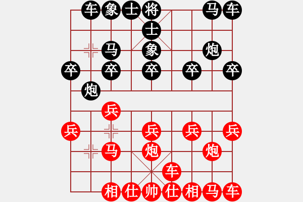 象棋棋譜圖片：橫才俊儒[292832991] -VS- 原野 - 步數(shù)：10 