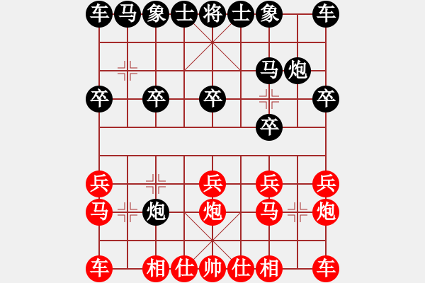 象棋棋譜圖片：dengqz VS xx - 步數(shù)：10 