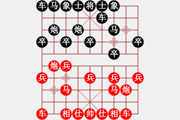 象棋棋譜圖片：浙江 孫昕昊 勝 福建 柯善林 - 步數(shù)：10 