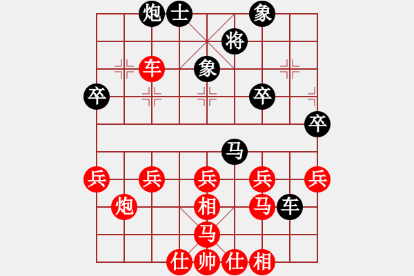 象棋棋譜圖片：象棋陷阱速勝法 第四章 自投羅網(wǎng)之車立險地陷被動(2) - 步數(shù)：39 