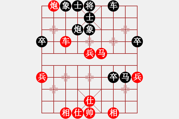 象棋棋譜圖片：．臭臭[紅] -VS- 畢西力[黑] - 步數(shù)：60 