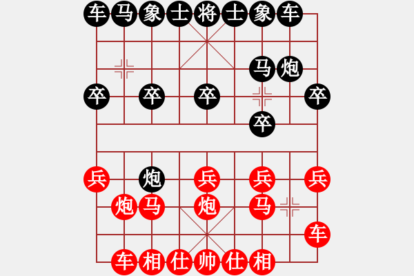 象棋棋譜圖片：后手屏風(fēng)糊涂勝局 - 步數(shù)：10 