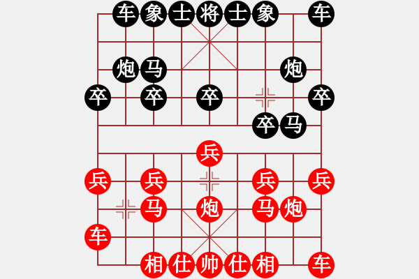 象棋棋譜圖片：2018.1.25.1后勝劉輝二分鐘包干的.pgn - 步數(shù)：10 