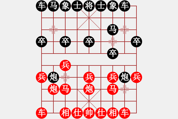 象棋棋譜圖片：hsgqf(5段)-勝-坐兩輛車(7段) - 步數(shù)：10 