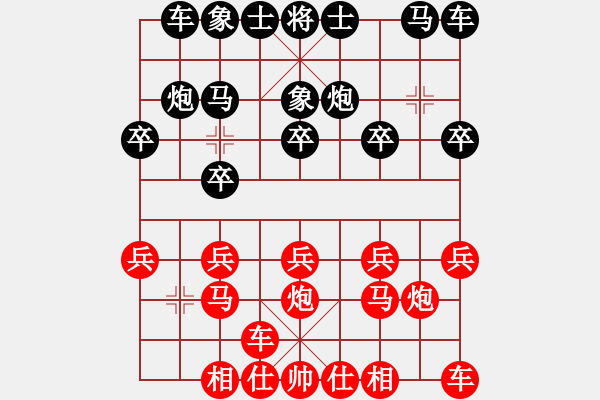 象棋棋譜圖片：橫才俊儒[紅] -VS- 冰雪麗人 ￥[黑] - 步數(shù)：10 