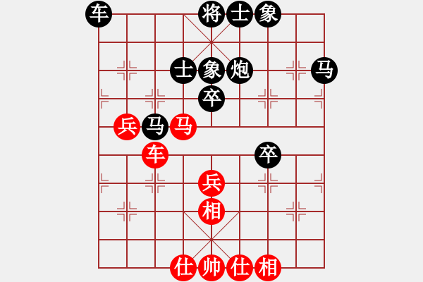 象棋棋譜圖片：周棋g紅負(fù)葬心【飛相對(duì)左過(guò)宮炮】 - 步數(shù)：60 