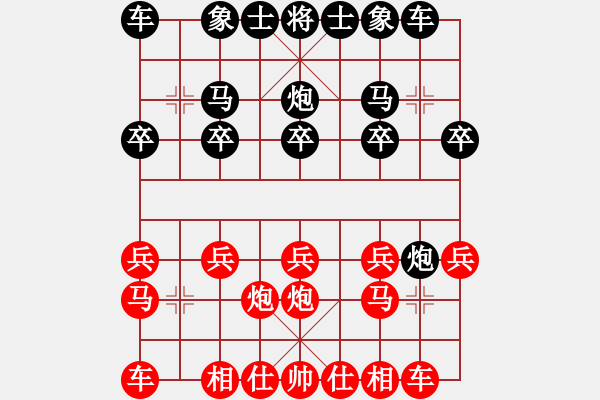 象棋棋譜圖片：金不換酒業(yè) 牟長春 和 泰州 楊禮勇 - 步數(shù)：10 