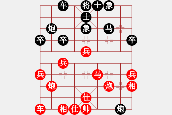 象棋棋譜圖片：下棋下棋(9段)-負(fù)-鎮(zhèn)八方(9段) - 步數(shù)：40 