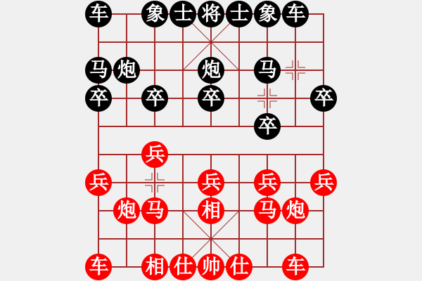 象棋棋譜圖片：小麥先負(fù)草上飛.pgn - 步數(shù)：10 