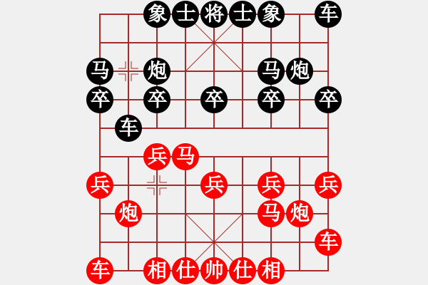 象棋棋譜圖片：葬心紅勝康師傅大【仙人指路對卒底炮】 - 步數(shù)：10 