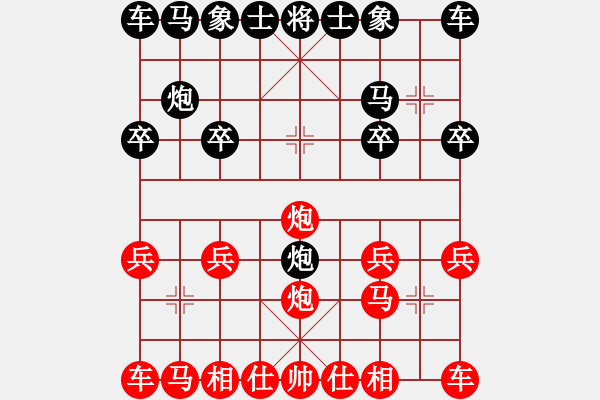 象棋棋譜圖片：大師對(duì)局（假的） - 步數(shù)：10 