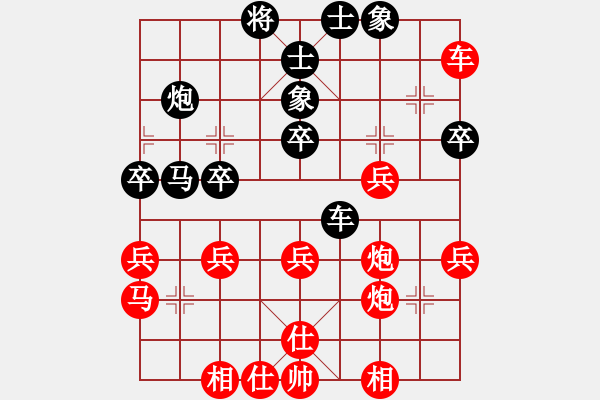 象棋棋譜圖片：中炮三兵對屏風(fēng)馬卒林車分析 - 步數(shù)：41 