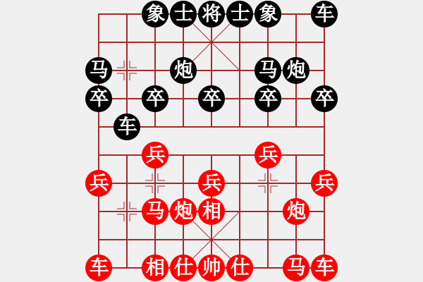 象棋棋譜圖片：焦明理     先勝 趙力       - 步數(shù)：10 