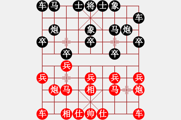 象棋棋譜圖片：象棋呂欽(2級(jí))-負(fù)-yutrii(6級(jí)) - 步數(shù)：10 