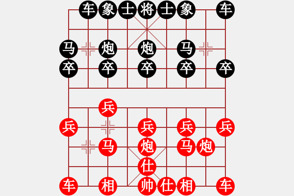 象棋棋譜圖片：青島市象棋運動協(xié)會 邵雪健 先勝 菏澤市象棋協(xié)會 張蒙 - 步數(shù)：10 