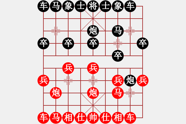 象棋棋譜圖片：棋魂-3[紅] -VS- 君臨天下778899[黑] - 步數(shù)：10 