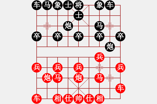 象棋棋譜圖片：橫才俊儒[292832991] -VS- 棋樂(lè)無(wú)窮[3032872115] - 步數(shù)：10 