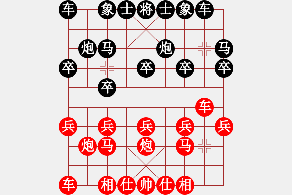 象棋棋谱图片：2011年江西省象棋业余等级赛 第九轮 姜晓胜郑常灯 - 步数：10 