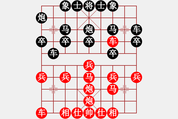 象棋棋譜圖片：268568(太尉) 負 3083232(校尉) - 步數：20 