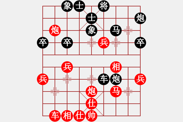 象棋棋譜圖片：鐮刀幫掌門(無極)-勝-泥馬江南龍(風魔) - 步數(shù)：40 