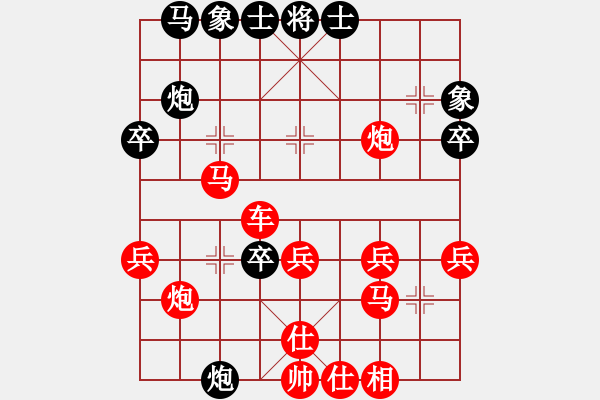 象棋棋譜圖片：哈哈[1245437518] -VS- 56789[2998735949] - 步數(shù)：35 