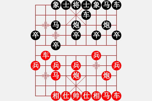 象棋棋譜圖片：lvdas(5r)-勝-棋藝評評(8級) - 步數(shù)：10 