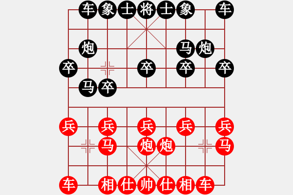 象棋棋譜圖片：condonat(無極)-和-榮樂裝飾(無極)邊馬局 - 步數(shù)：10 