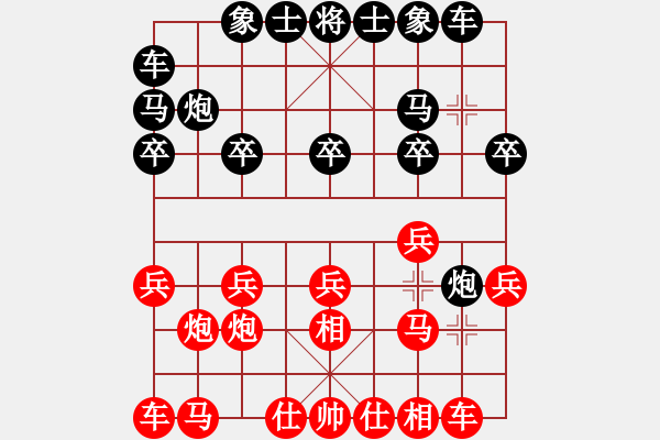 象棋棋谱图片：小熊(3段)-胜-邦立精工(1段) - 步数：10 