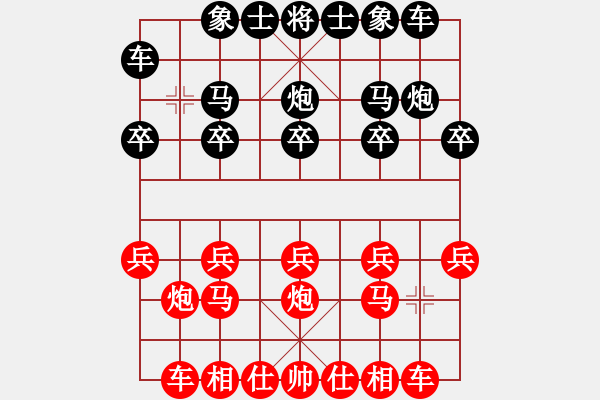 象棋棋譜圖片：廣東惠州華軒 陳幸琳 和 北京威凱體育 常婉華 - 步數(shù)：10 