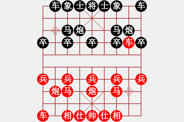 象棋棋譜圖片：適情雅趣[紅] -VS- 玉米機械[黑] - 步數(shù)：10 