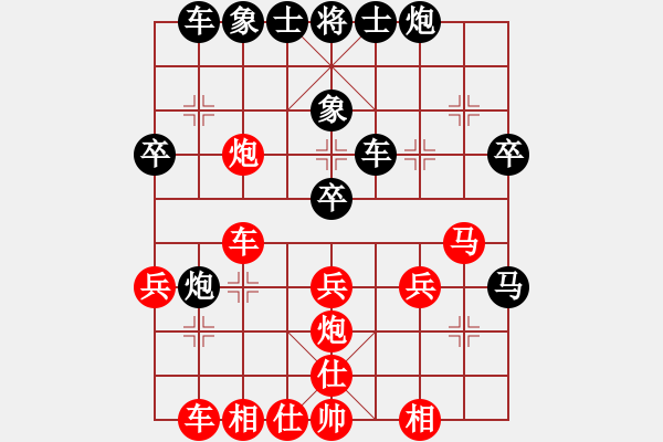 象棋棋譜圖片：金鵬十九變(風(fēng)魔)-勝-鷹揚(yáng)天下(電神)(五七炮對(duì)屏風(fēng)馬進(jìn)７卒炮8進(jìn)4紅車8進(jìn)6) - 步數(shù)：40 