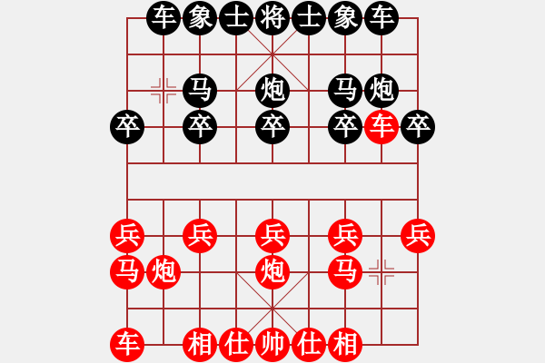 象棋棋譜圖片：俠之小者(3段)-負-老李的風情(4段) - 步數(shù)：10 