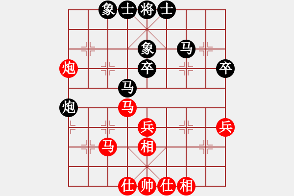 象棋棋谱图片：张申宏     先和 林宏敏     - 步数：47 