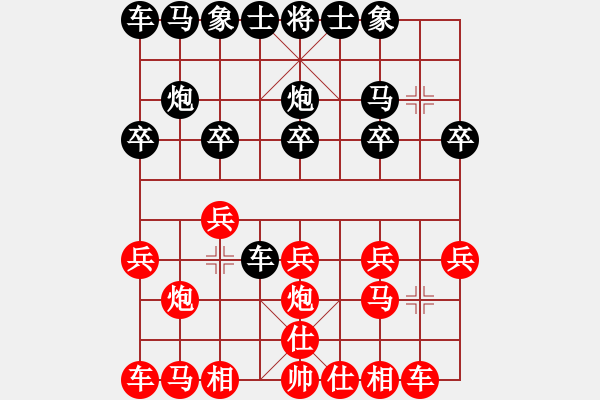 象棋棋譜圖片：超強(qiáng)臺風(fēng)康妮(將軍) 勝 李神龍(草民) - 步數(shù)：10 