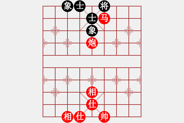 象棋棋谱图片：业9-1 老葛 先和 业9-1 何德涛 - 步数：82 