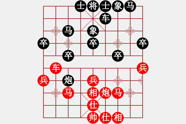 象棋棋譜圖片：zfp555(十級)vs棋壇尊者(四級)20170307下午93757.ccf - 步數：30 