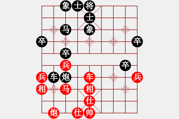 象棋棋譜圖片：南征北討(5段)-和-liuliussyy(7段) - 步數(shù)：40 