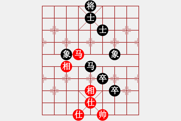 象棋棋谱图片：南征北讨(5段)-和-liuliussyy(7段) - 步数：90 