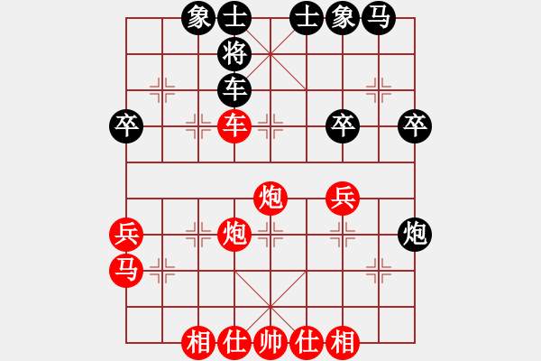 象棋棋譜圖片：【百日筑基第28局】實戰(zhàn)短局精彩殺勢：荊州·潘海清（先勝）黃石市·阮石澤（2019年11月28日） - 步數(shù)：43 