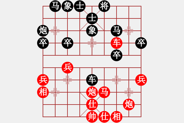 象棋棋譜圖片：羅宗利 負 許其國(考古復原評注版) - 步數(shù)：10 