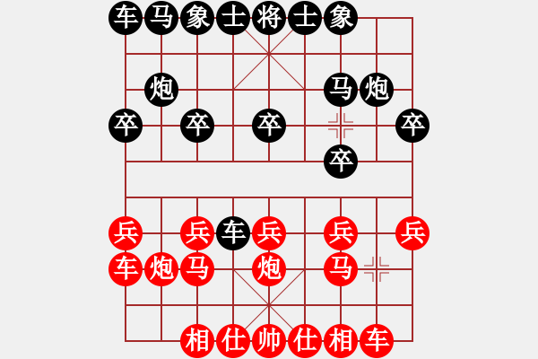 象棋棋谱图片：禅悟性情(5段)-胜-三将就餐好(6段) - 步数：10 