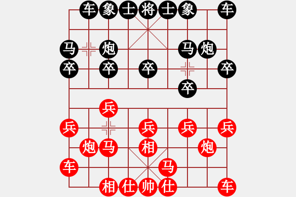 象棋棋譜圖片：行者必達(dá)[紅] -VS- 閆之格[黑] - 步數(shù)：10 