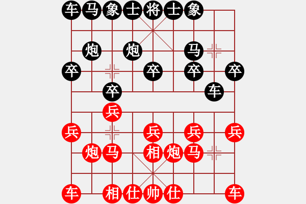 象棋棋谱图片：童本平 先和 陈泓盛 - 步数：10 