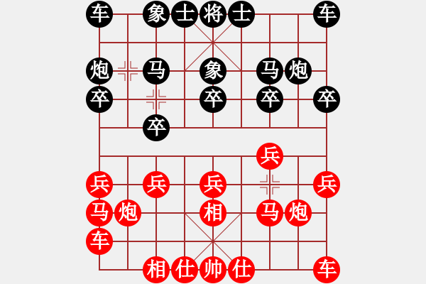 象棋棋谱图片：申鹏 先和 李锦欢 - 步数：10 